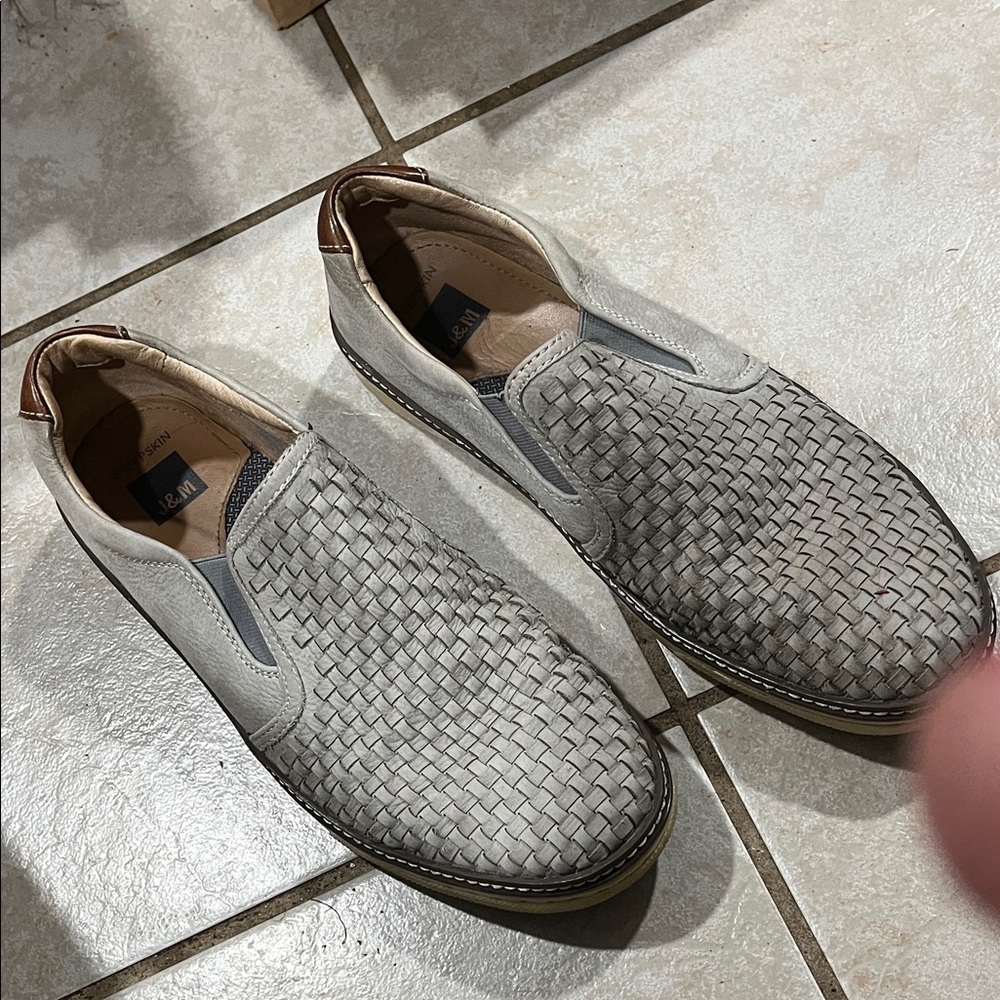 Woven Slip-On Loafer in Light Gray by H&M